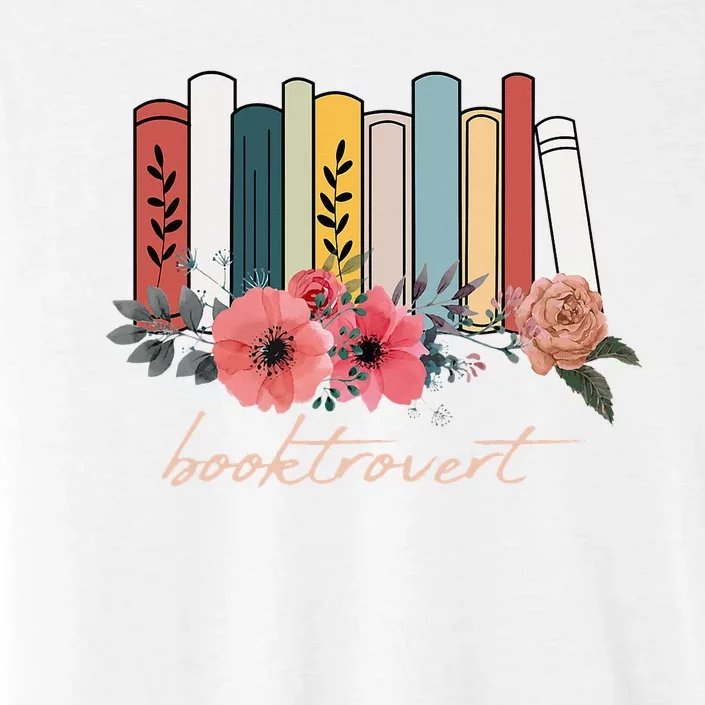 Booktrovert Flowers Books Lover Reading Library ChromaSoft Performance T-Shirt