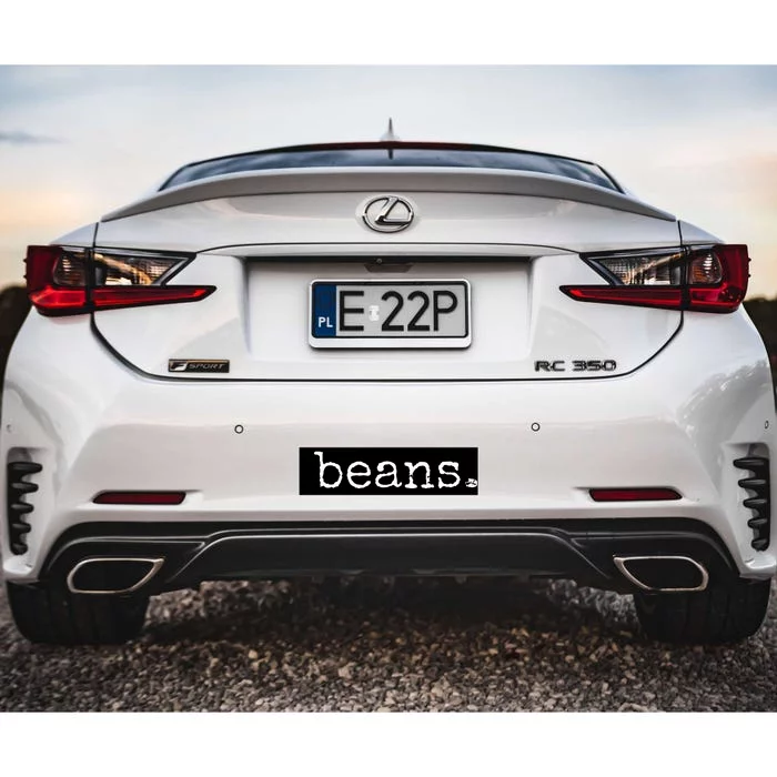 Beans  Funny Barista Coffee Bean Espresso Bean Bean Lover Bumper Sticker