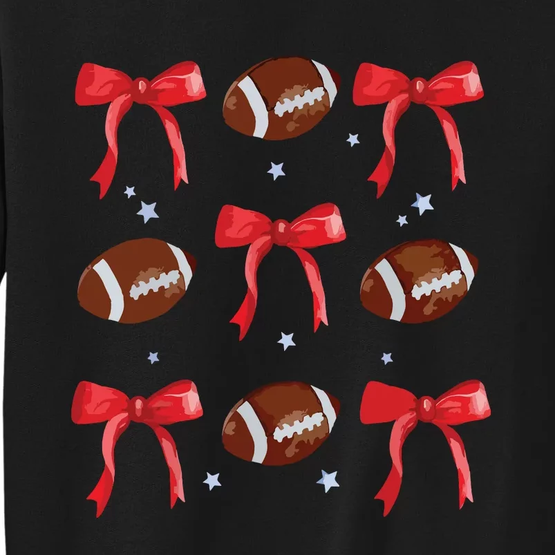 Bow Football Sweatshirt