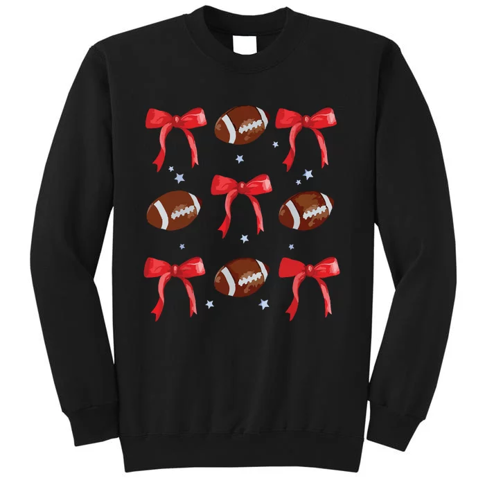 Bow Football Sweatshirt