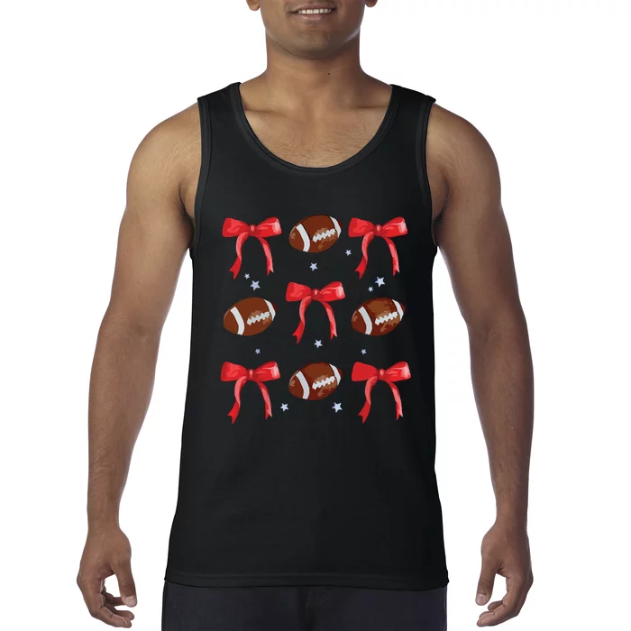 Bow Football Tank Top