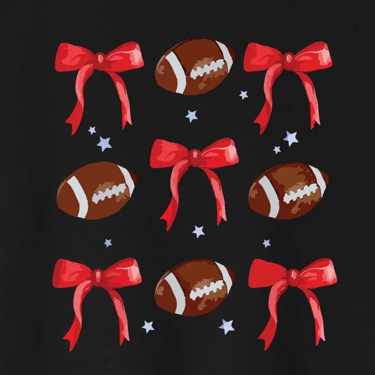 Bow Football Women's Crop Top Tee