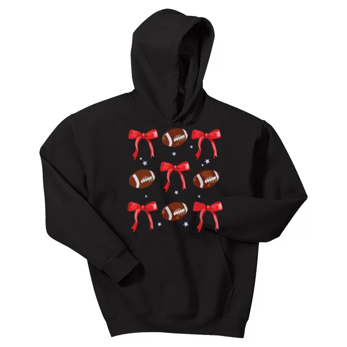 Bow Football Kids Hoodie