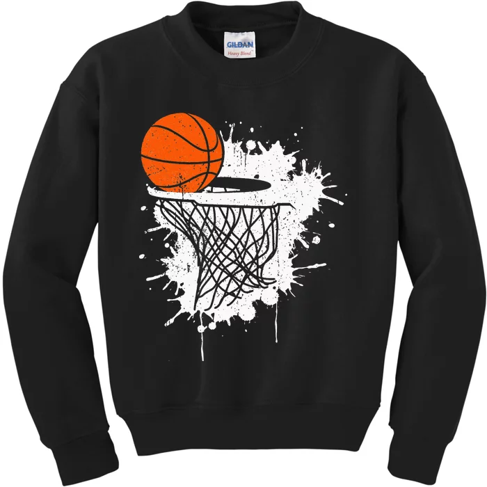 Basketball Fan Basketball Player Sport Basketball Kids Sweatshirt