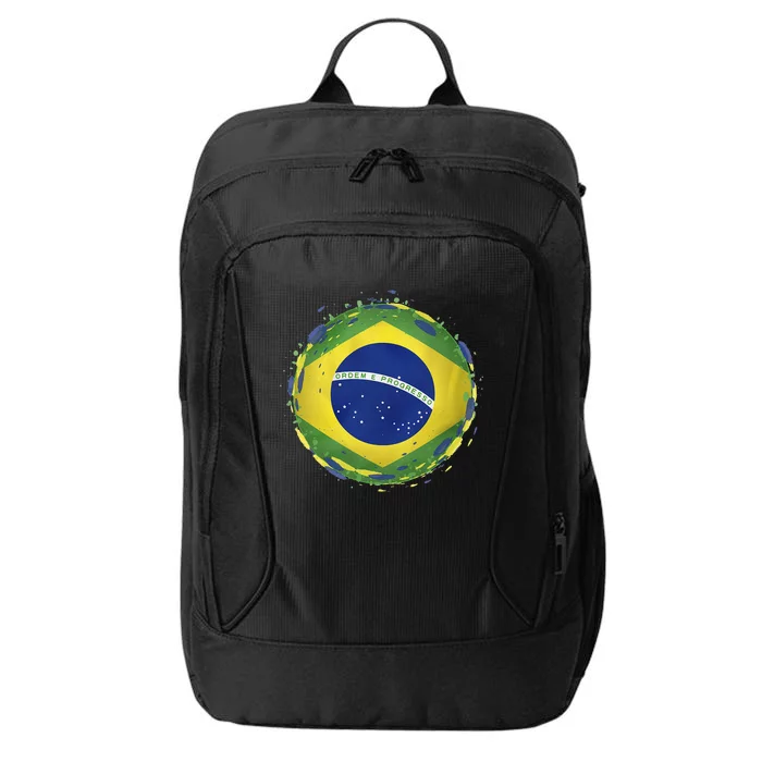 Brazil Flag City Backpack