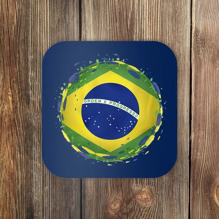 Brazil Flag Coaster