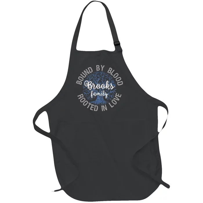 Brooks Family Bound By Blood Rooted In Love Reunion Full-Length Apron With Pocket