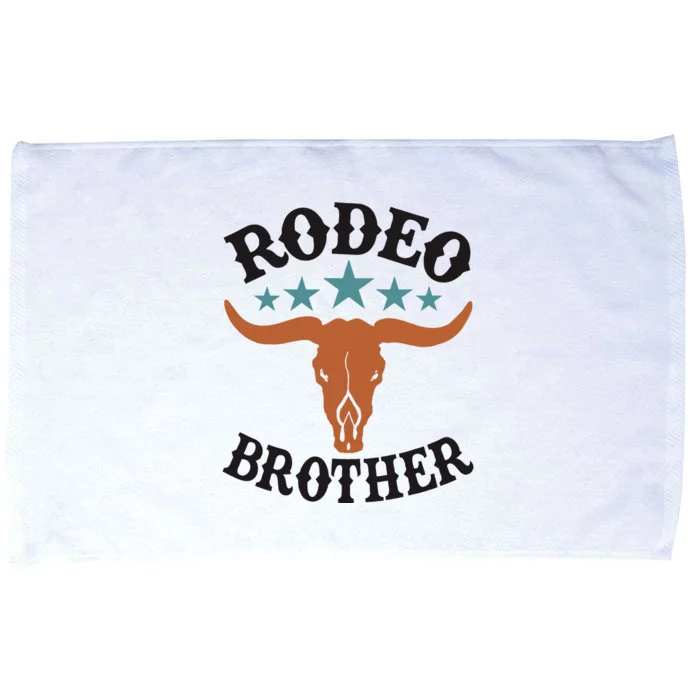 Brother First Birthday Cowboy Western Rodeo Party Matching Microfiber Hand Towel