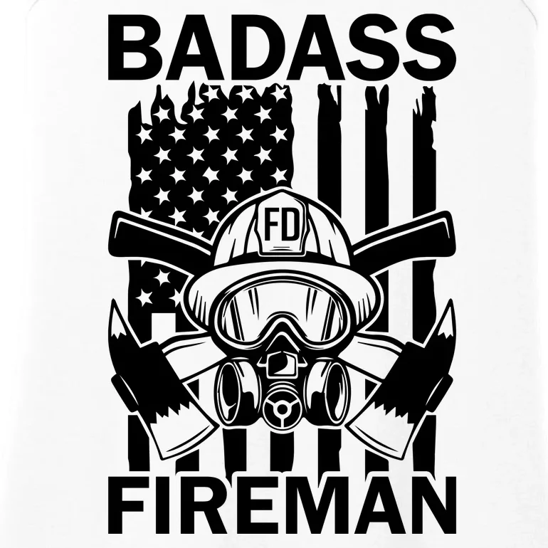 Badass Fireman Ladies Essential Tank