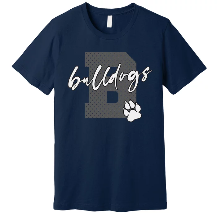 Bulldog Football Baseball Basketball Soccer Bulldogs Premium T-Shirt