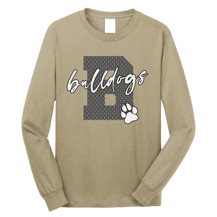 Bulldog Football Baseball Basketball Soccer Bulldogs Long Sleeve Shirt