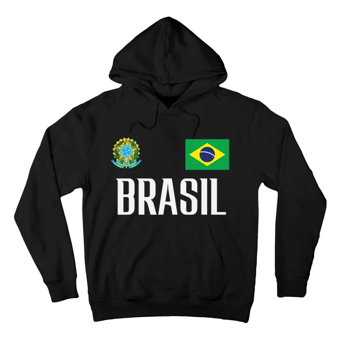 Brasil Flag Brazil Football Soccer Fan Hoodie