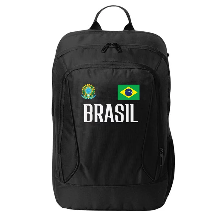 Brasil Flag Brazil Football Soccer Fan City Backpack