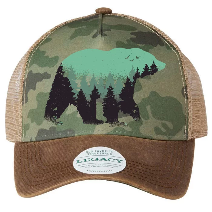 Bear Forest Legacy Tie Dye Trucker Hat