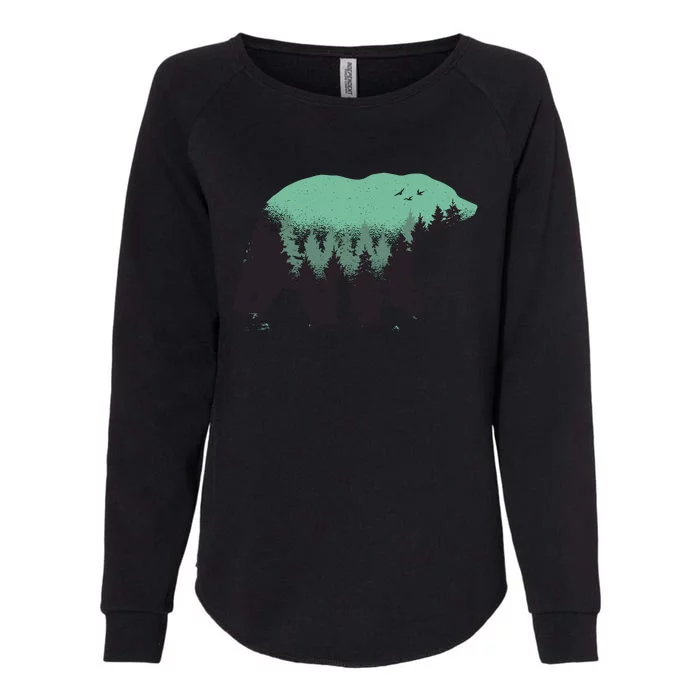 Bear Forest Womens California Wash Sweatshirt