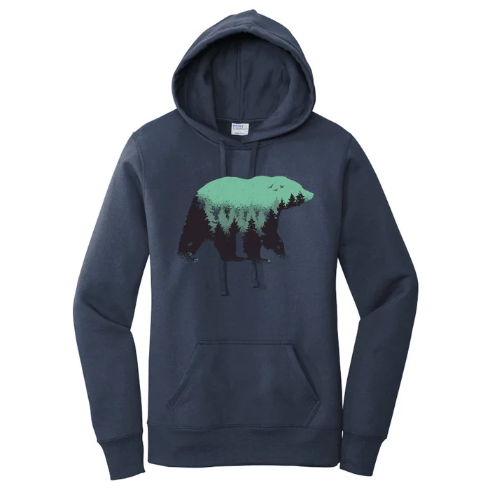 Bear Forest Women's Pullover Hoodie