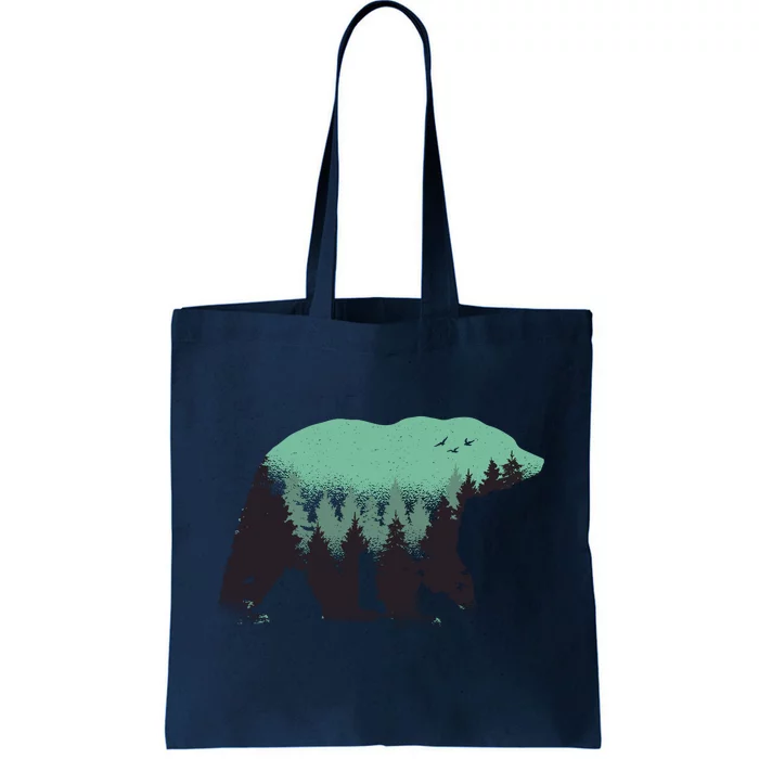 Bear Forest Tote Bag