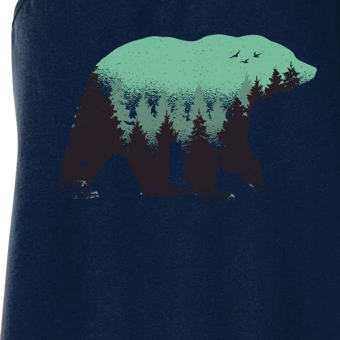 Bear Forest Women's Racerback Tank