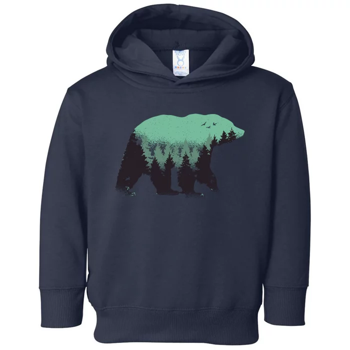 Bear Forest Toddler Hoodie