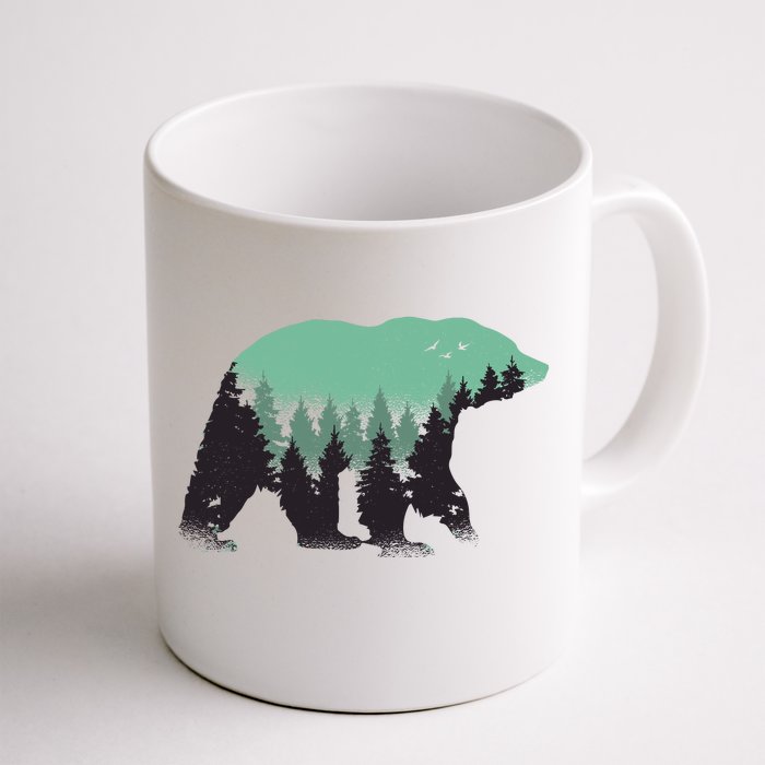 Bear Forest Front & Back Coffee Mug