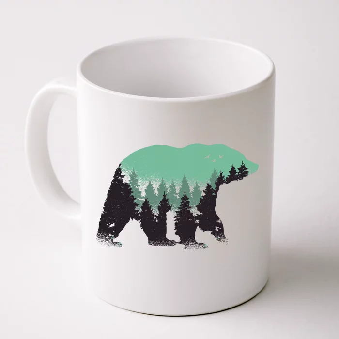 Bear Forest Front & Back Coffee Mug