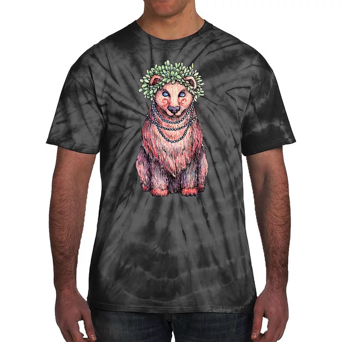 Bear Fairy Bear Art Tee Bear Lover Bear Tie-Dye T-Shirt