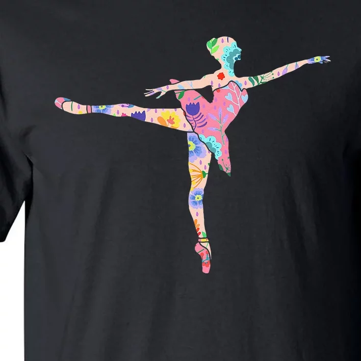 Ballerina Flower Ballet Dancer Danseur Danseuse Tall T-Shirt