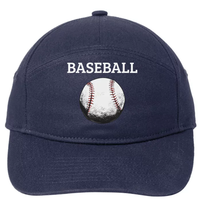 BASEBALL FAN 7-Panel Snapback Hat