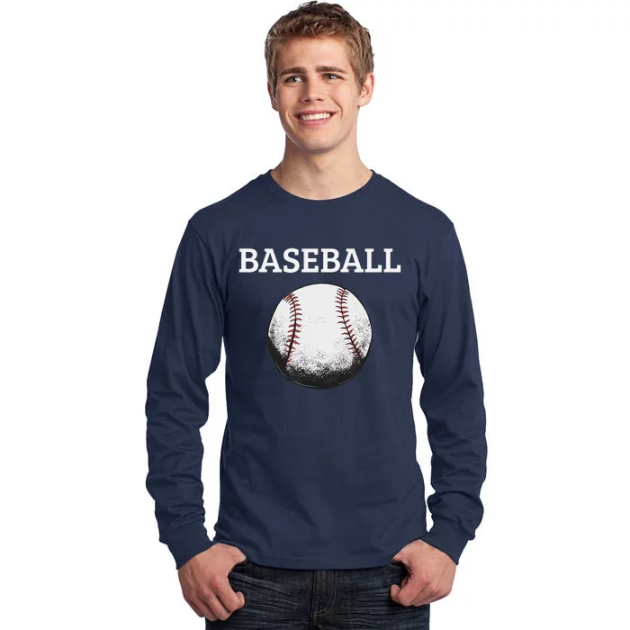 BASEBALL FAN Tall Long Sleeve T-Shirt