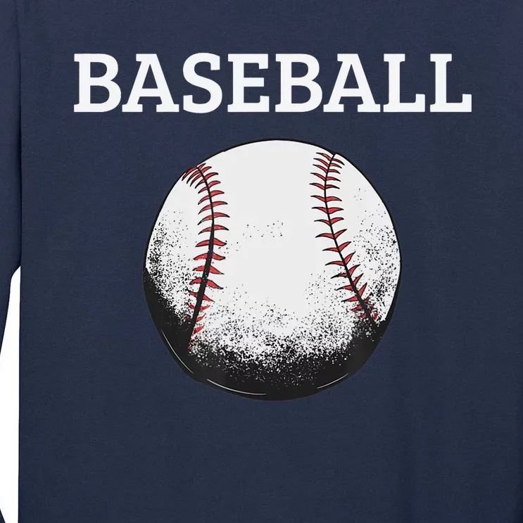 BASEBALL FAN Tall Long Sleeve T-Shirt