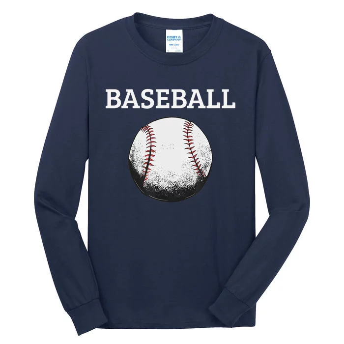 BASEBALL FAN Tall Long Sleeve T-Shirt