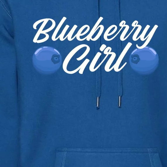 Blueberry Fruit Blueberry Gift Premium Hoodie