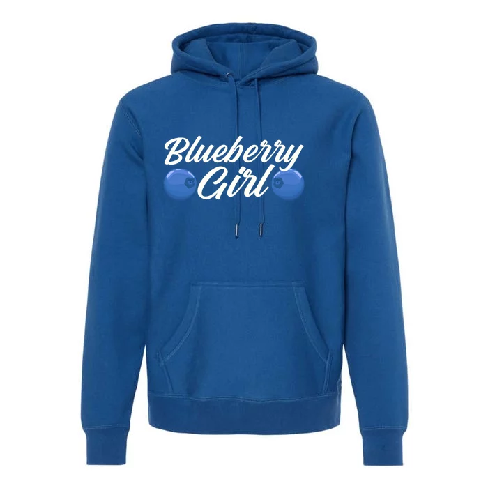 Blueberry Fruit Blueberry Gift Premium Hoodie