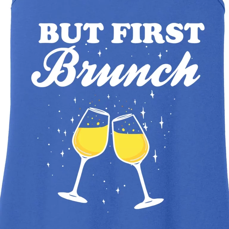 But First Brunch Funny Brunch Cool Gift Ladies Essential Tank