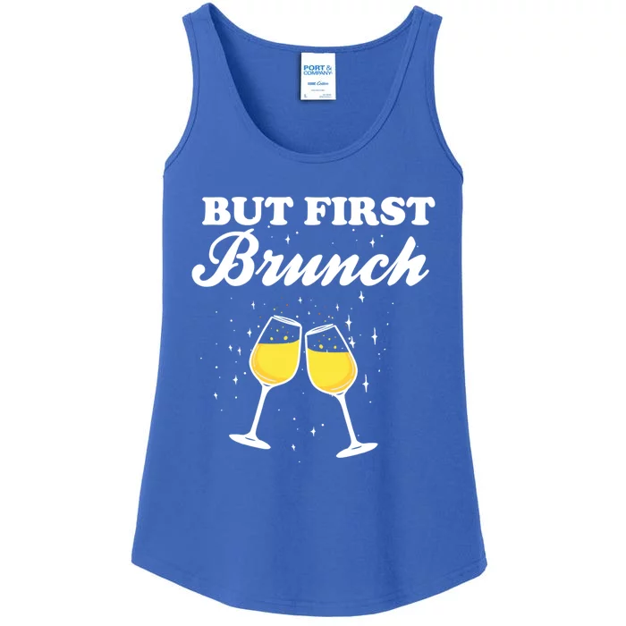 But First Brunch Funny Brunch Cool Gift Ladies Essential Tank