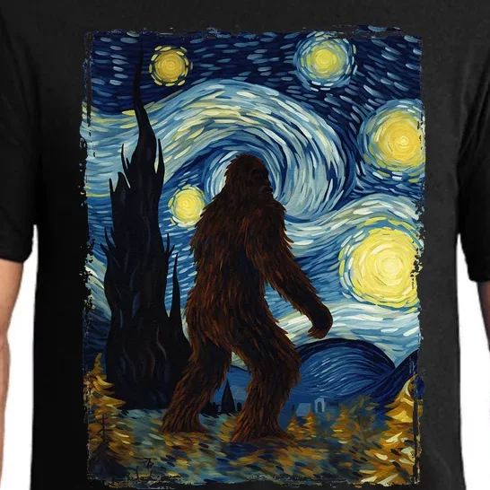 Bigfoot For  Bigfoot Starry Night Van Gogh Pajama Set