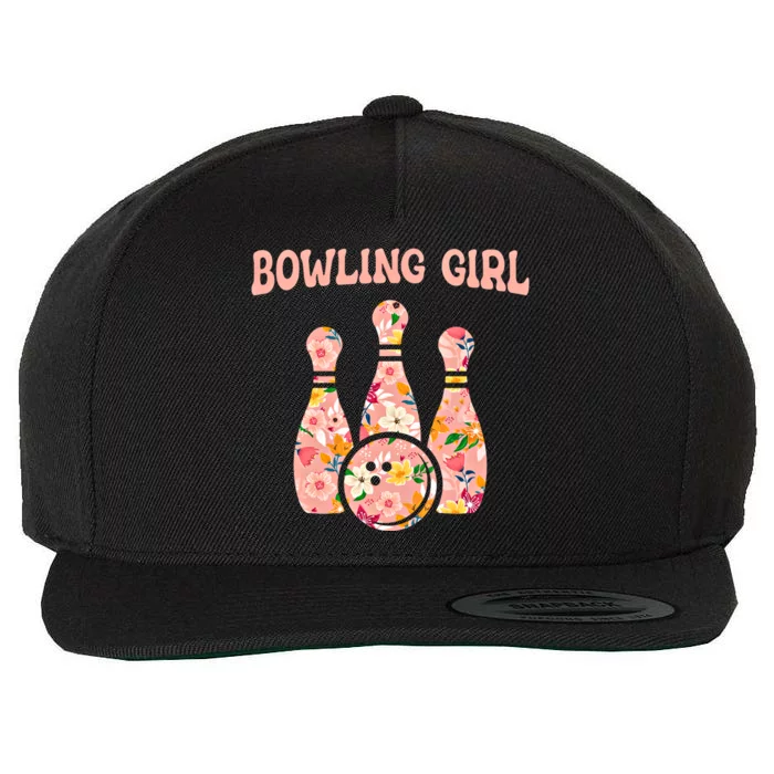 Bowling Funny Bowling Team Bowler Bowling Gift Wool Snapback Cap