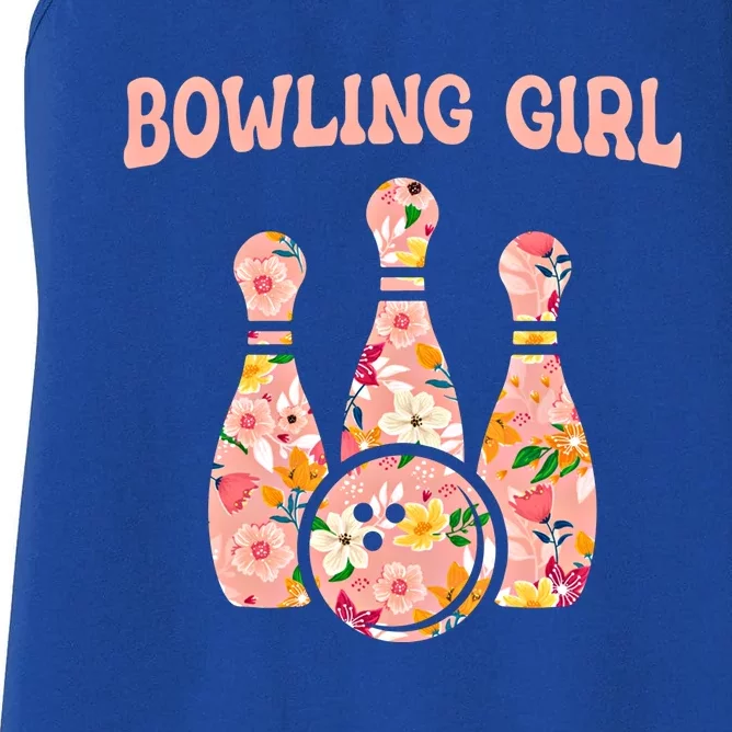 Bowling Funny Bowling Team Bowler Bowling Gift Women's Racerback Tank