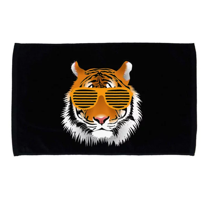 Birthday For Boy Cool Tiger Striped Animal Theme Party Microfiber Hand Towel