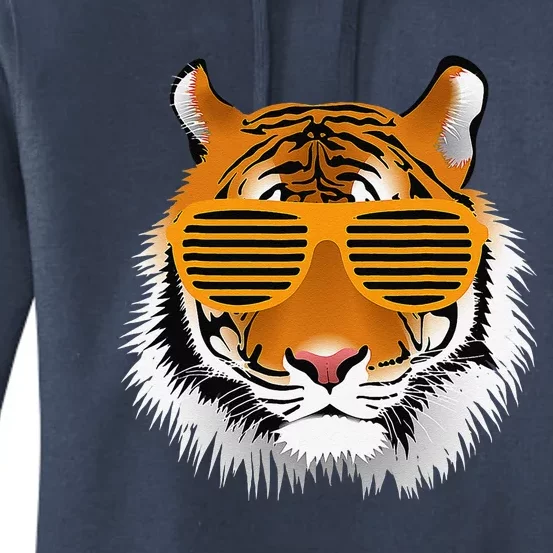 Birthday For Boy Cool Tiger Striped Animal Theme Party Women's Pullover Hoodie