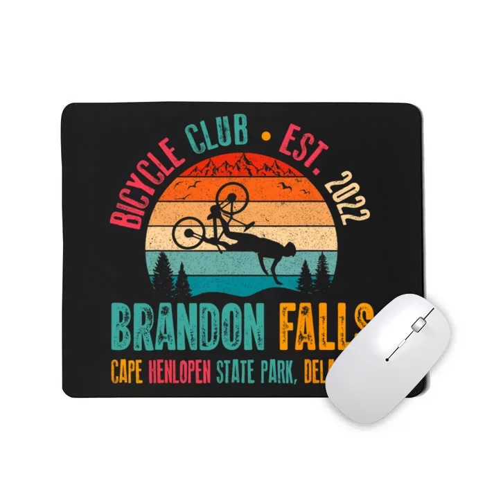 Brandon Falls Bicyle Club Retro Biden Bike Mousepad