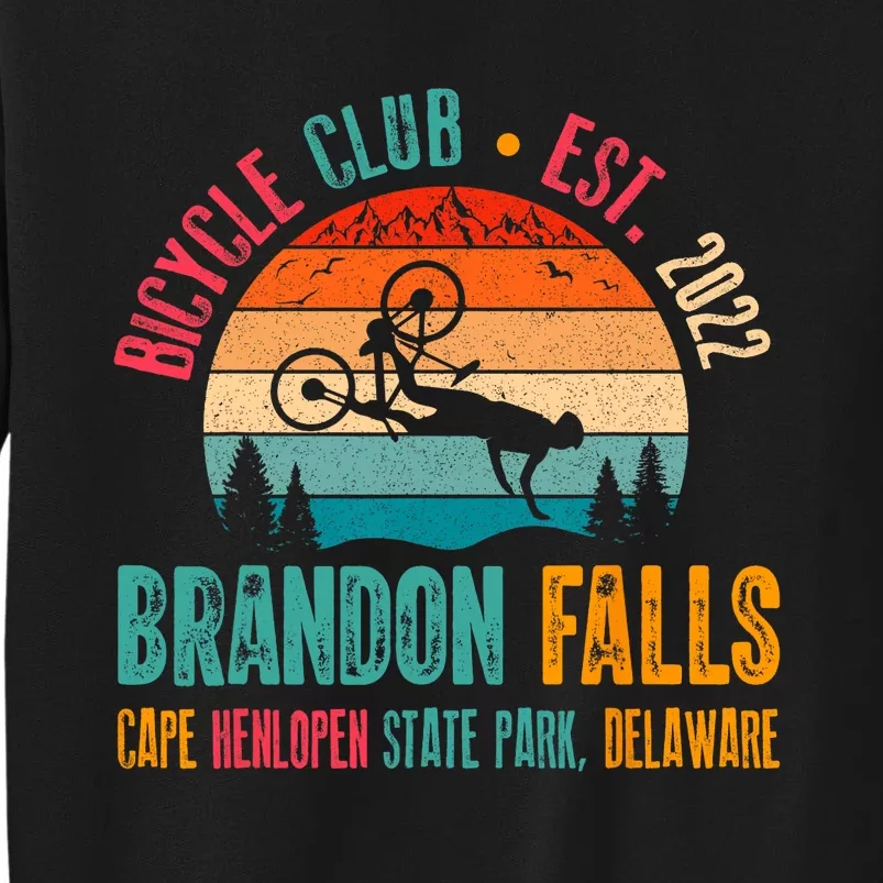 Brandon Falls Bicyle Club Retro Biden Bike Tall Sweatshirt