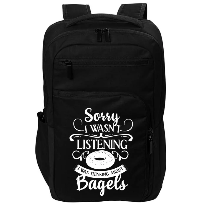 Bagel For Bagels Lovers Gift Impact Tech Backpack