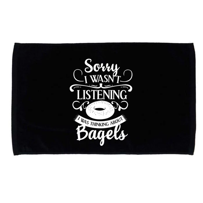 Bagel For Bagels Lovers Gift Microfiber Hand Towel