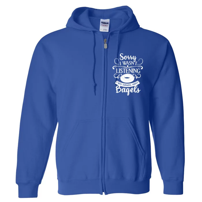 Bagel For Bagels Lovers Gift Full Zip Hoodie