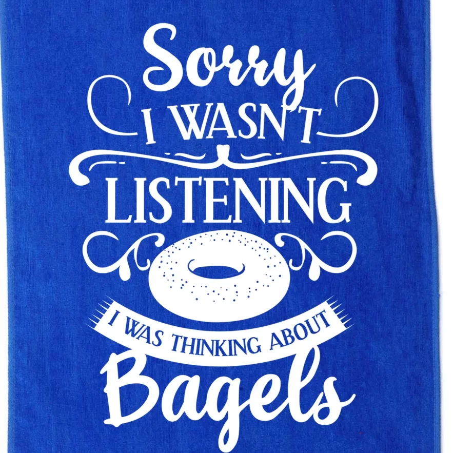 Bagel For Bagels Lovers Gift Platinum Collection Golf Towel