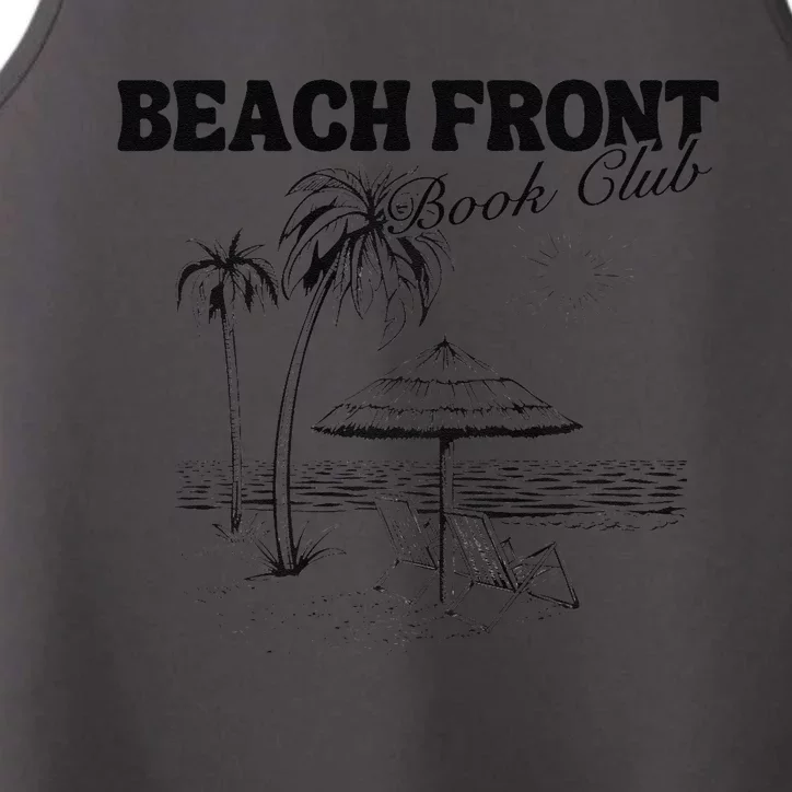 Beach Front Book Club Beach Book Club Premium Performance Tank