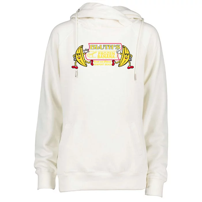 Bluth&X27;S Frozen Banana Professionally Designed Womens Funnel Neck Pullover Hood