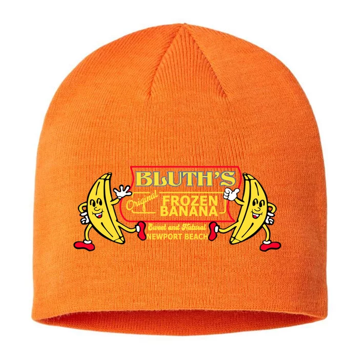 Bluth&X27;S Frozen Banana Professionally Designed 8 1/2in Sustainable Knit Beanie