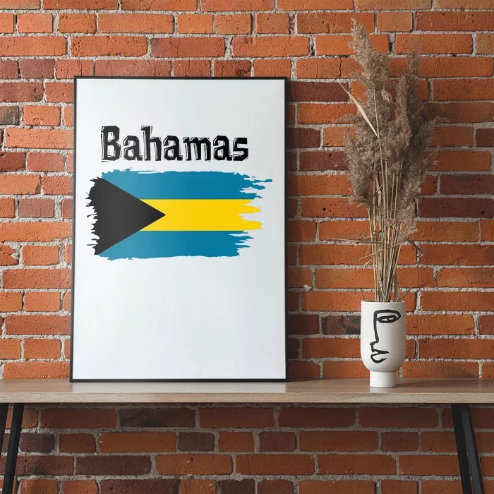 Bahamas Flag Poster